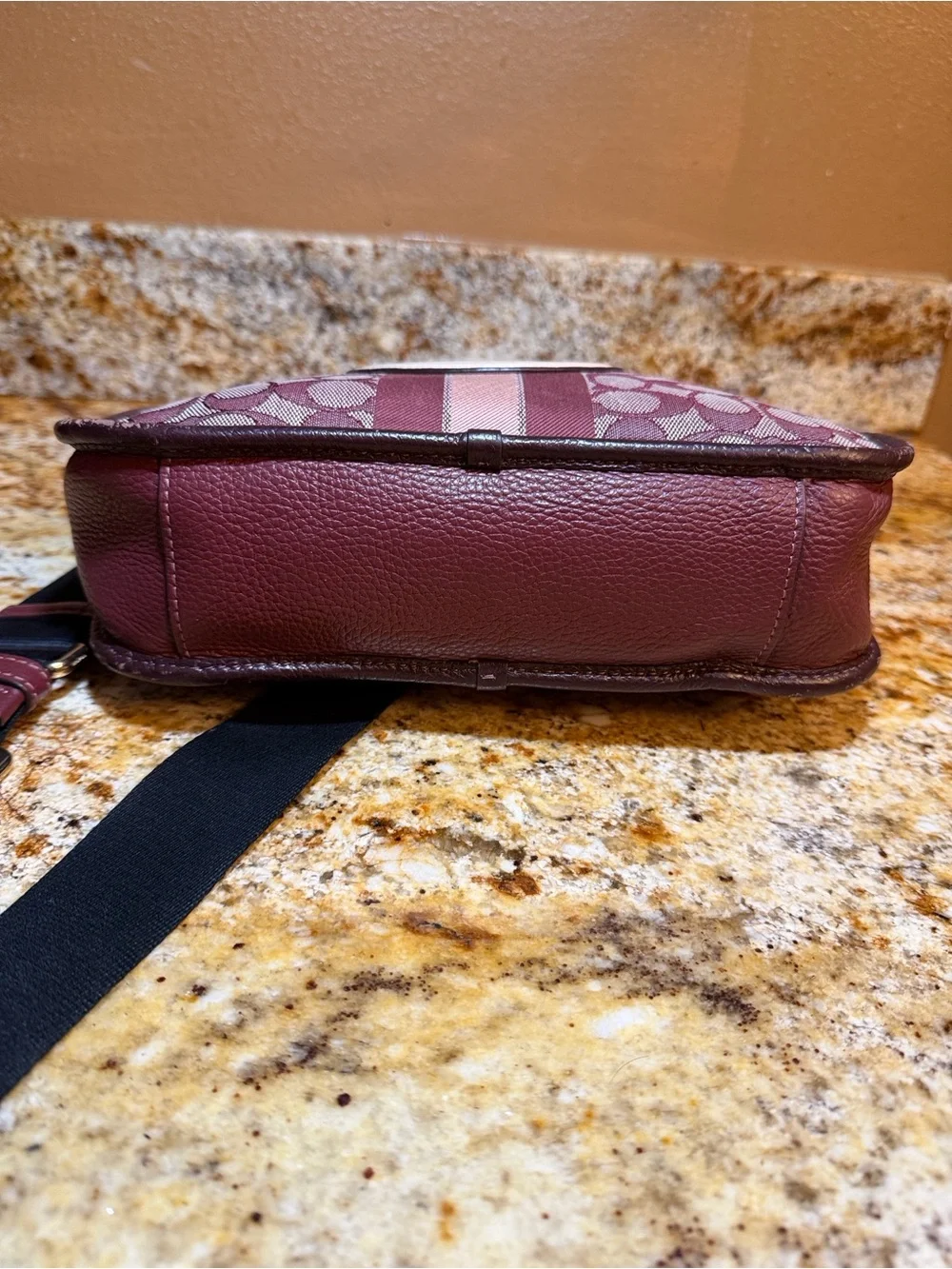 Coach Dempsey File Bag in Signature Jacquard with Varsity Stripe & Patch